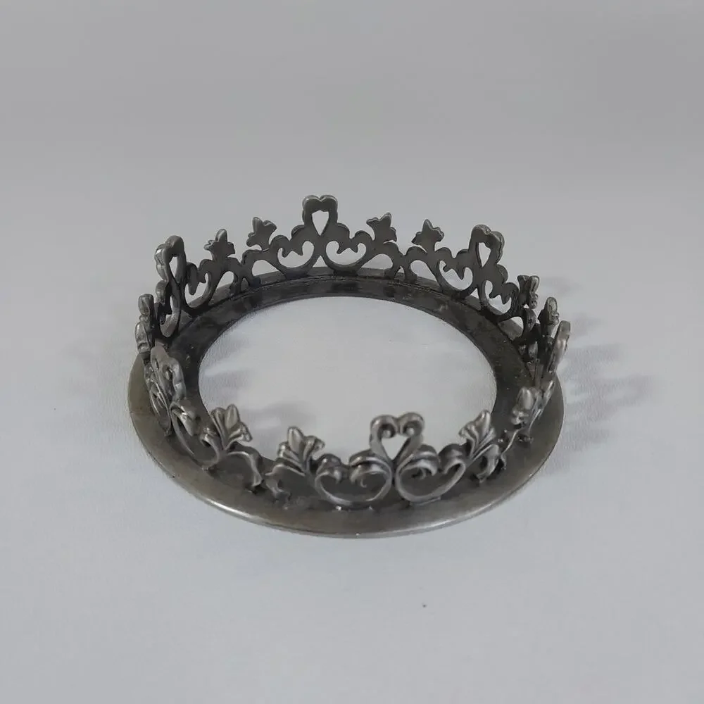 YANKEE CANDLE Fleur De Lis Pewter Candle Holder‎